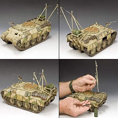 King & Country Toy Soldiers WW2 German Army WH067 Bergepanther Armor Recovery Vehicle 1:30 Scale Mixed Media