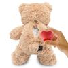 1 Pack, Inventiv 60 Second Voice Sound Recorder Module for Plush Toy, Stuffed Teddy Bear Animal Recordable Heart, Record Custom Messages (Red) view 3
