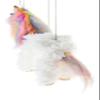 Artisan Owl Rainbow Mane Magical Unicorn Marionette Puppet - Wooden Feet and Detachable Strings (White) view 3