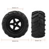 2Pcs RC Wheel Tire, 82mm Rubber Tyre RC Accessory for 1/16 Remote Control Racing Car Truck Model Car Accessories Rc 1/12 Tires 1/16 Rc Tires view 3