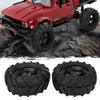 2Pcs RC Wheel Tire, 82mm Rubber Tyre RC Accessory for 1/16 Remote Control Racing Car Truck Model Car Accessories Rc 1/12 Tires 1/16 Rc Tires view 4