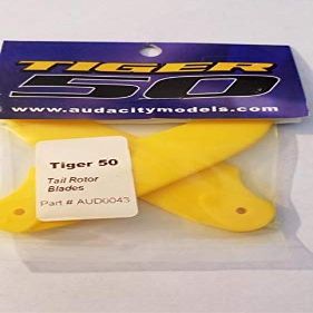 Audacity Tiger 50 Tail Rotor Blades (Yellow) AUD0043