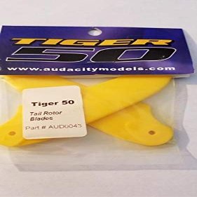 Audacity Tiger 50 Tail Rotor Blades (Yellow) AUD0043