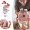 Fehn 057164 Rasselsocken Einhorn  Flauschige Babysocken mit Einhorn-Kpfchen und Rassel-Funktion  Frdern Motorik & Sinne  Fr Babys zwischen 0 und 12 Monaten  Size: 12 cm view 4