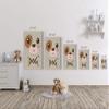 HB Art Design Dog Duck Fox Face Animal Wall Art Nursery Decor 3 PANEL CANVAS PRINT SET Baby Girl and Baby Boy Room Kids Room Nursery Room Decor Ready to Hang-%100 Handmade in the USA-(40x30) x3 view 4