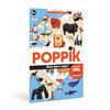Poppik Discovery Sticker Kit Animals of The World - for Ages 5 and Above. Fun, Educational Poster Kit for Kids view 1