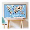 Poppik Discovery Sticker Kit Animals of The World - for Ages 5 and Above. Fun, Educational Poster Kit for Kids view 2