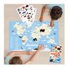 Poppik Discovery Sticker Kit Animals of The World - for Ages 5 and Above. Fun, Educational Poster Kit for Kids view 3