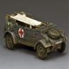 King & Country Toy Soldiers WW2 German Army WH088 Feldgrau Kubelwagen Ambulance 1:30 Scale Mixed Media view 2