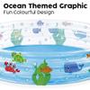 Bestway Ocean Themed Paddling Pool | Inflatable Pool for Kids, Kiddie Swimming Pool, Easy Set Up, Multiple of Designs view 4