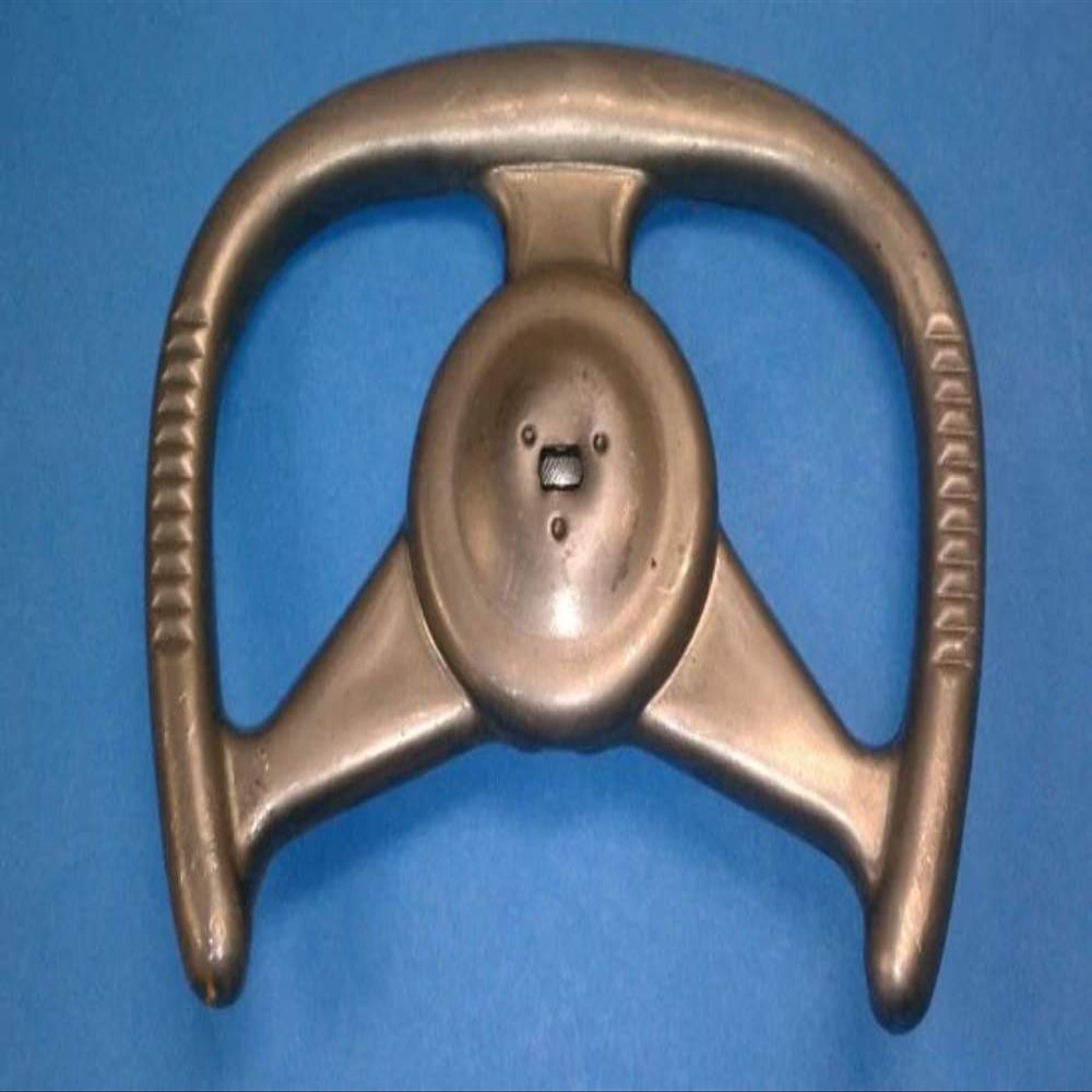 Murray Pedal Car Steering Wheel Bottom Cut Out - Bare Metal