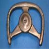 Murray Pedal Car Steering Wheel Bottom Cut Out - Bare Metal view 1