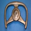 Murray Pedal Car Steering Wheel Bottom Cut Out - Bare Metal view 2