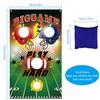 Blulu Football Toss Target Games Bean Bag Toss Game with 3 Bean Bags Football Party Decorations Indoor and Outdoor Party Game for Boys Adults Family Birthday Party Supplies view 2