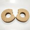 10pcs Lovely Cartoon Wood Donut Pendant Pure Natural Animal Shape Beech Wooden Handmade Cut Pattern DIY Beading Necklace Pendant (Biscuits 10pcs) view 3