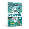 Poppik Discovery Sticker Kit Oceans - for Ages 6 and Above. Fun, Educational Poster Kit for Kids view 1