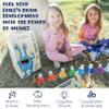MINIARTIS Desk Bells for Kids | Educational Music Toys for Toddlers 8 Notes Colorful Hand Bells Set | Kids Musical Instrument with 15 Songbook | Great Birthday Gift for Children view 3