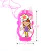 ArtCreativity Pretend Play Flip Cell Phones for Kids, Toddlers - 6 Pack, Cellphone Toy with Songs, Ringtones, Funny Messages and LEDs, Birthday Party Favors and Gifts for Girls - Pink and White view 3