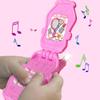 ArtCreativity Pretend Play Flip Cell Phones for Kids, Toddlers - 6 Pack, Cellphone Toy with Songs, Ringtones, Funny Messages and LEDs, Birthday Party Favors and Gifts for Girls - Pink and White view 4