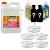 Cloptre CT2L-PAILL2 Clear Glue 6 Tubes of Sequins + Storage Boxes 2kg view 1