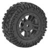 2pcs Toys Car Tire, PX RC Truck Rubber Wheel Tire with Hub for 9301 1/18 Model Car view 2