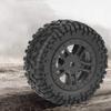 2pcs Toys Car Tire, PX RC Truck Rubber Wheel Tire with Hub for 9301 1/18 Model Car view 3