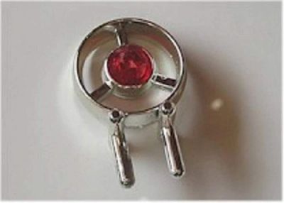 Murray Flat Face Pedal Car Gun Sight Fender Ornament Pair in Chrome