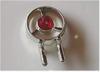 Murray Flat Face Pedal Car Gun Sight Fender Ornament Pair in Chrome view 2