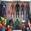 Marvel Avengers Action Figures - Iron Man, Hulk, Black Panther, Captain America, Spider Man, Ant Man, War Machine & Falcon! (8) view 2