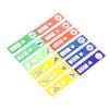 12pcs/Set Microscope Plastic Prepared Slides Set for Student Basic Biology Education (Colour Mixture) view 1