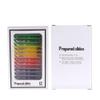 12pcs/Set Microscope Plastic Prepared Slides Set for Student Basic Biology Education (Colour Mixture) view 2