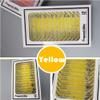 12pcs/Set Microscope Plastic Prepared Slides Set for Student Basic Biology Education (Yellow Set) view 2