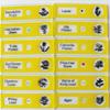 12pcs/Set Microscope Plastic Prepared Slides Set for Student Basic Biology Education (Yellow Set) view 4