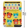Petit Collage Cats & Dogs Magnetic Four in a Row Travel Game  Cute and Fun Family Game with Portable Tin Included  Easy to Play  Perfect Travel Game for Kids  2 Player Game, Ages 4+ view 3