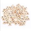 100pcs Scrabble Tiles Letters Alphabet Wooden Pieces Numbers Pendants Spelling view 1