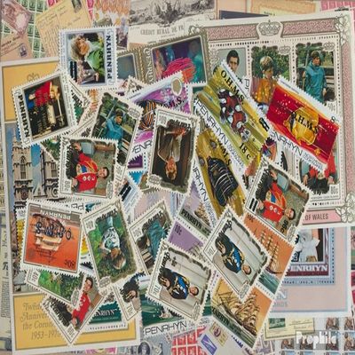Penrhyn 100 Various Stamps (Stamps for Collectors)