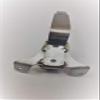 Pursuit Pedal Plane Gooseneck Bracket and Clevis Bracket Assembled view 1