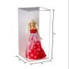 Better Display Cases Clear Acrylic Figure Display Case for Figurine Miniature Doll Bobblehead , Doll Stands (Vertical or Horizontal) Display Box for Figures,DIM:6" L x 6" W x 15" H. (A078-WB) view 2