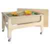 Wood Designs Multipurpose Sand & Water Sensory Center with Clear 9" D Tub & Lid, Constructed from 100% Plywood, Activity Table for Kids, Classroom view 2