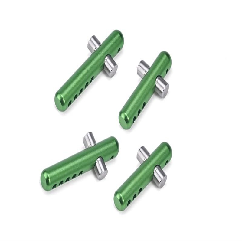 1/8 OUTCAST 6S BLX/NOTORIOUS 6S BLX Upgrade Parts Aluminum + Stainless Steel Front + Rear Body Post - 4Pc Set Green