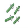 1/8 OUTCAST 6S BLX/NOTORIOUS 6S BLX Upgrade Parts Aluminum + Stainless Steel Front + Rear Body Post - 4Pc Set Green view 1