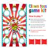 Blulu Carnival Toss Game Banner with 3 Bean Bags Carnival Game for Kids and Adults in Indoor Outdoor Activities Circus Theme Birthday Party Decoration Supply Set view 3