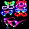 24 Packs LED Glasses for kids Glow in the dark Party Supplies Favor,6 LED 6 Shapes Glasses Flashing Plastic Light up Glass Toys Bulk 3 Replaceable Battery fit New Year Eve Party Supplies 2026 view 2