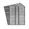 5 Numismatic Prophila Coin Sheets, 30 Pockets up to 25 mm , e.g. 5 DM, 2 DM view 1