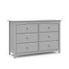 Storkcraft Kenton 6 Drawer Universal Dresser (Pebble Gray)  Dresser For Kids Bedroom, Chest Of Drawers For Bedroom With 6 Drawers view 1