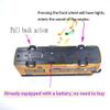 Ailejia City Bus Sightseeing Double Decker Bus Model Open Top Pull Back Vehicles Toy Die Cast Pull Back Vehicles Mini Model Car Lights and Music (Green) view 4