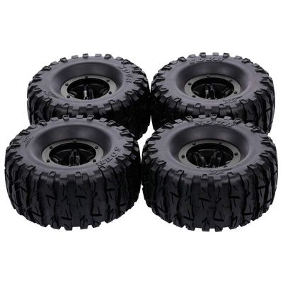 GoolRC 4pcs 135mm 2.2 Inch Rim Rubber Inflatable Tyre Tire Wheel for RC Car Traxxas HSP Redcat Tamiya Axial SCX10 D90 HPI RC Rock Crawler