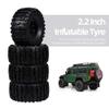 GoolRC 4pcs 135mm 2.2 Inch Rim Rubber Inflatable Tyre Tire Wheel for RC Car Traxxas HSP Redcat Tamiya Axial SCX10 D90 HPI RC Rock Crawler view 2