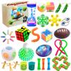 Scientoy Fidget Toy Set, 35 Pcs Sensory Toy for ADD, OCD, Autistic Children, Adults, Anxiety Autism to Stress Relief and Anti Anxiety with Motion Timer, Perfect for Classroom Reward with Gift Box view 2