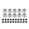 uxcell 10PCS RC Airplane Plane Landing Gear Wheel Stop 4.1mm Shaft Hole Dia. view 1